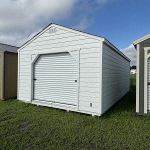 Shed - A-Frame 14x24 Garage with Lap Siding, Shingle Roof, Electrical