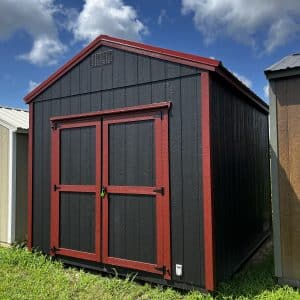 Shed - A-Frame METALHEAD SHED! 10x12 with High Walls, Electric, Window